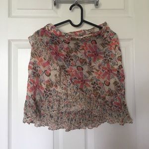 Free people mini skirt size 0